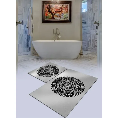 Ardizayn Ottoman Pattern Slip-Resistant, Not Peel Leather Outsole 2'li Toilet Seat Pad