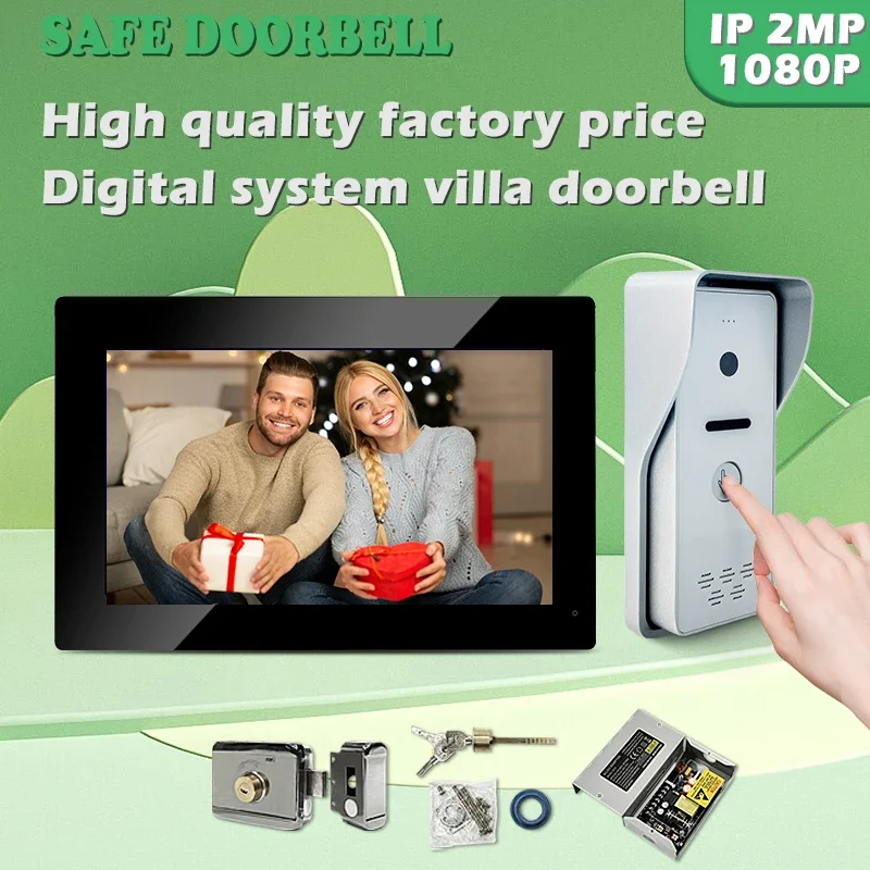 

Good Quality 7 Inch HD IP Based 2M 1080P Villa Video Door Phone Kit Dustproof And Anti-thunderstorm Doorbell Video Automatically