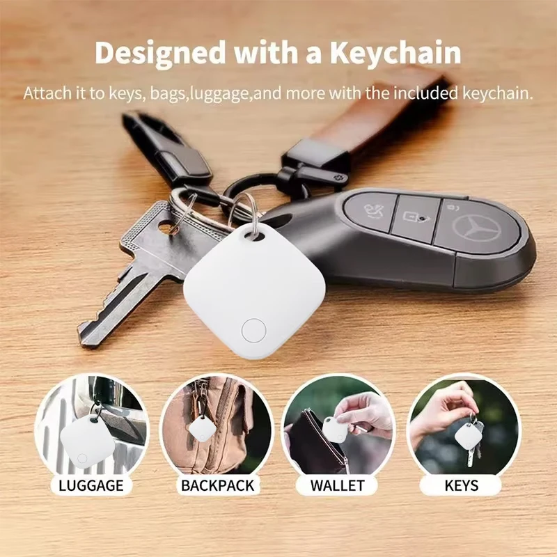 GPS Air Tag Smart Tracker ใช้งานได้กับ Android Google Find My Device Global Positioning Locator เหมาะสําหรับคีย์ กระเป๋าเดินทาง กระเป๋าสัตว์เลี้ยง
