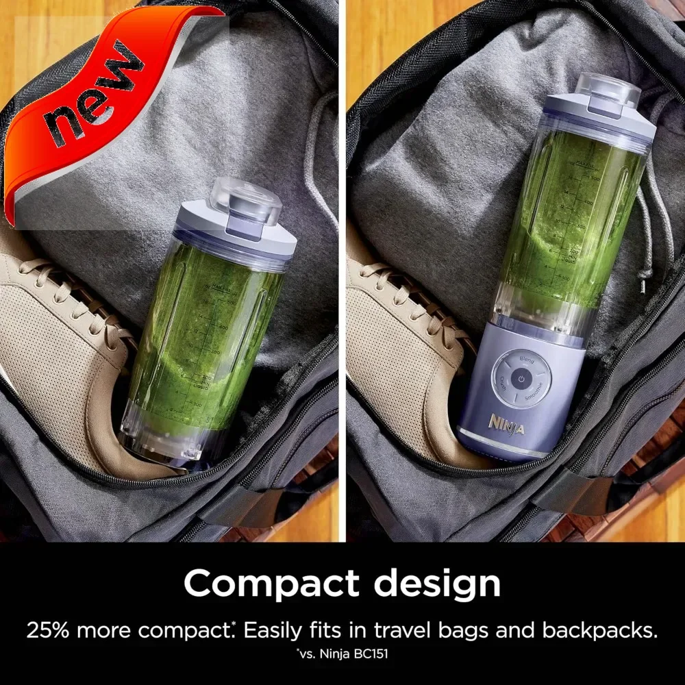 

New style Blast Max, Portable Blender + Twist & Go, Personal Smoothie, Blend, Ice Crush, 3 Programs, Cordless, 22 oz