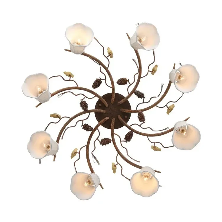 American Country Retro Bird Ceiling Light For Living Room Dining Bedroom Home Decor Modern Vintage Lighting Fixture Interior
