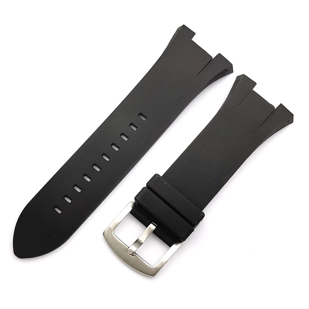 31mm Rubber Watch Strap Band Watchband For Armani Exchange ARAX1803 AX1802 AX1050