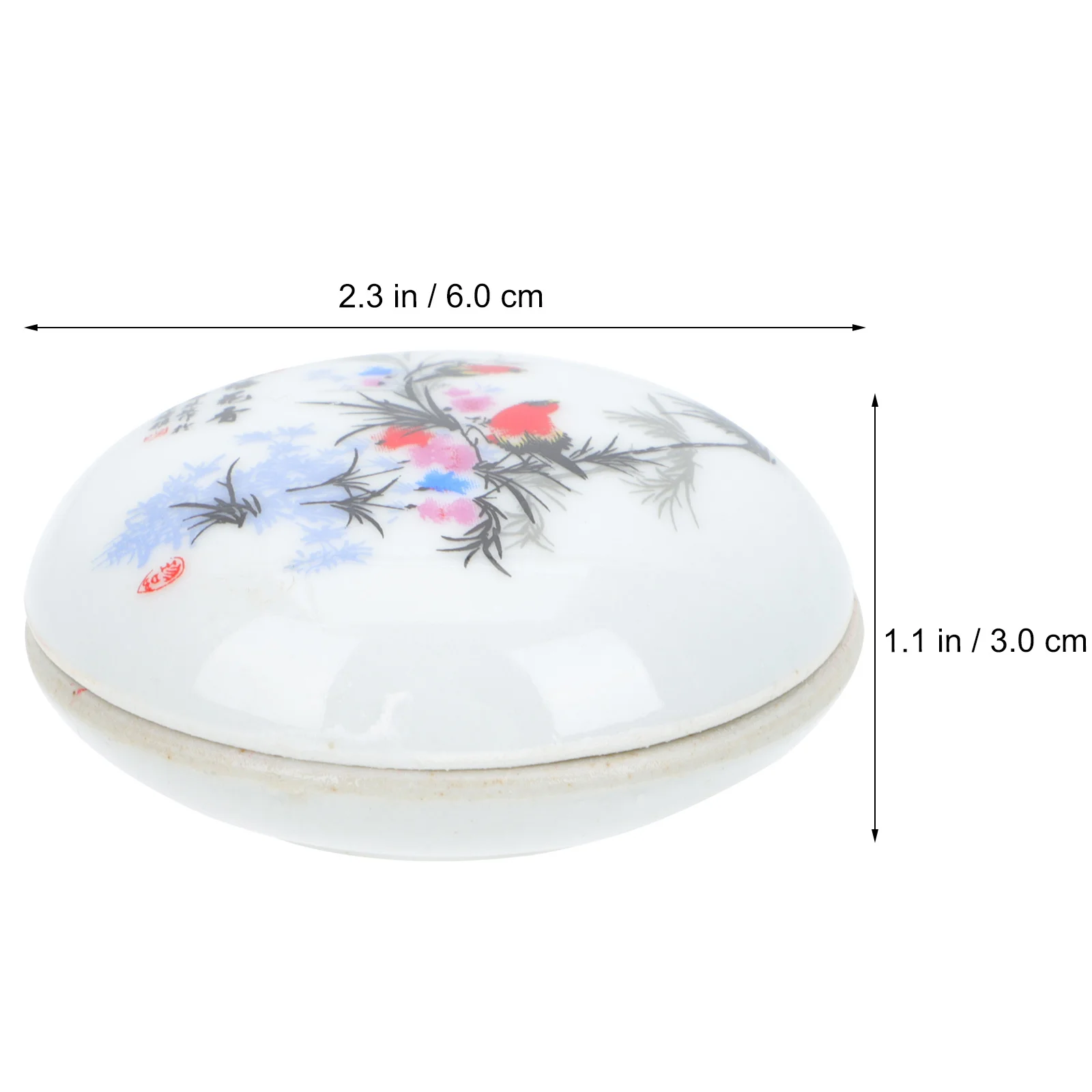 

2Pcs Chinese Style Calligraphy Ink Pad Zhu Sha Ink Paste for Painting Seal Use DIY Craft Artwork Portable Lightweight Easy Clean