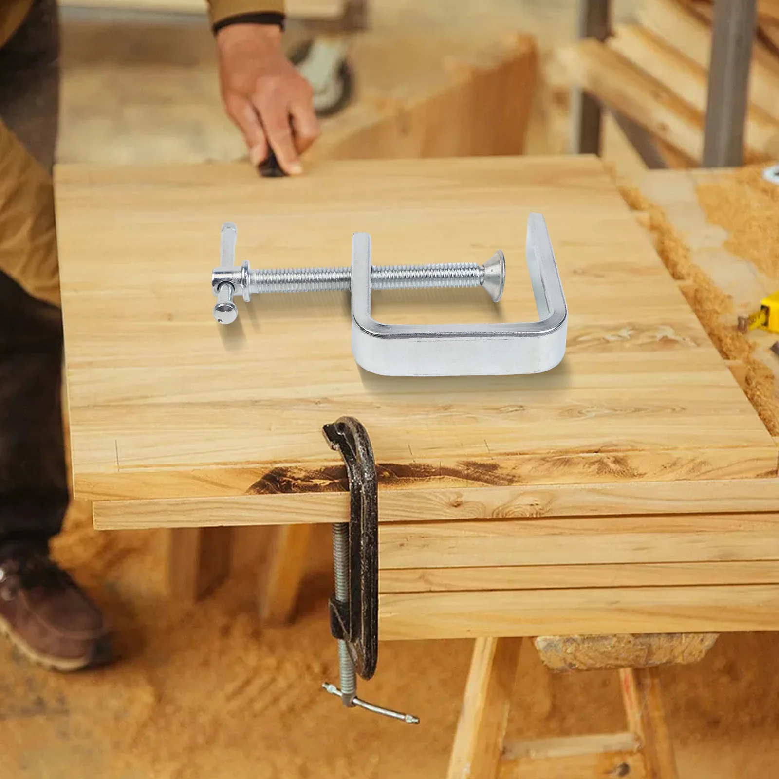 

50-100mm Clamp Woodworking Clamp Woodworking Compact And Portable Flat And Smooth Clamping Smooth Advancement Uniform Texture