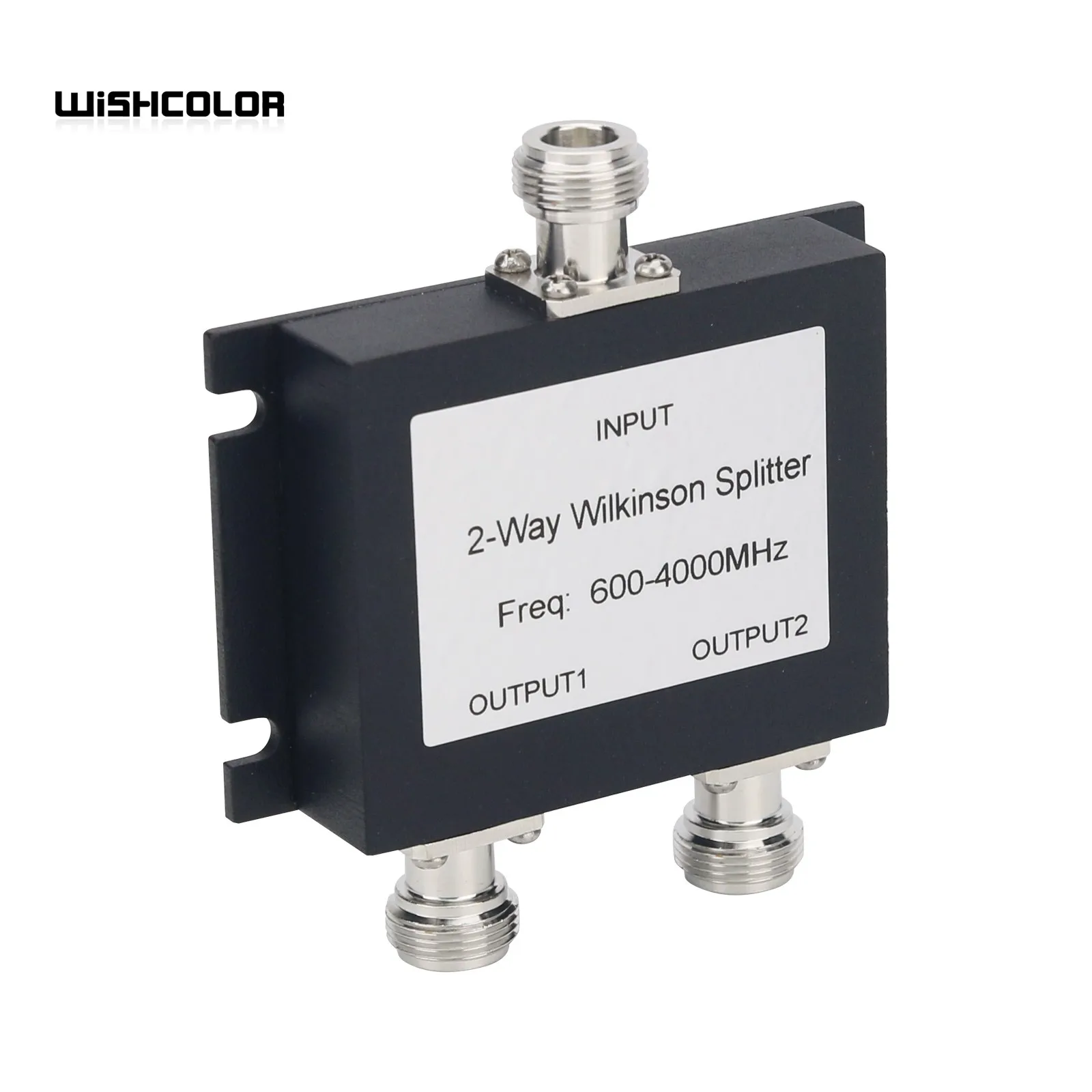 Wishcolor 600-4000MHz 2-Way Microstrip Power Divider RF Power Splitter with N-Female Connectors Applied to 5G