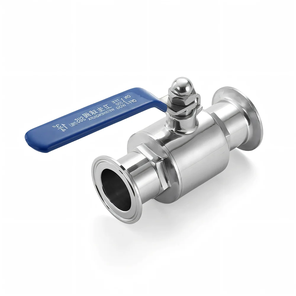 Tri-Clamp-Ferrule, gerader Durchgang, schneller Kugelhahn – 304/316L, korrosionsbeständig, für 19 mm (3/4 Zoll) und 1–2 Zoll Homebrew-Lebensmittelverarbeitung – Detail 4
