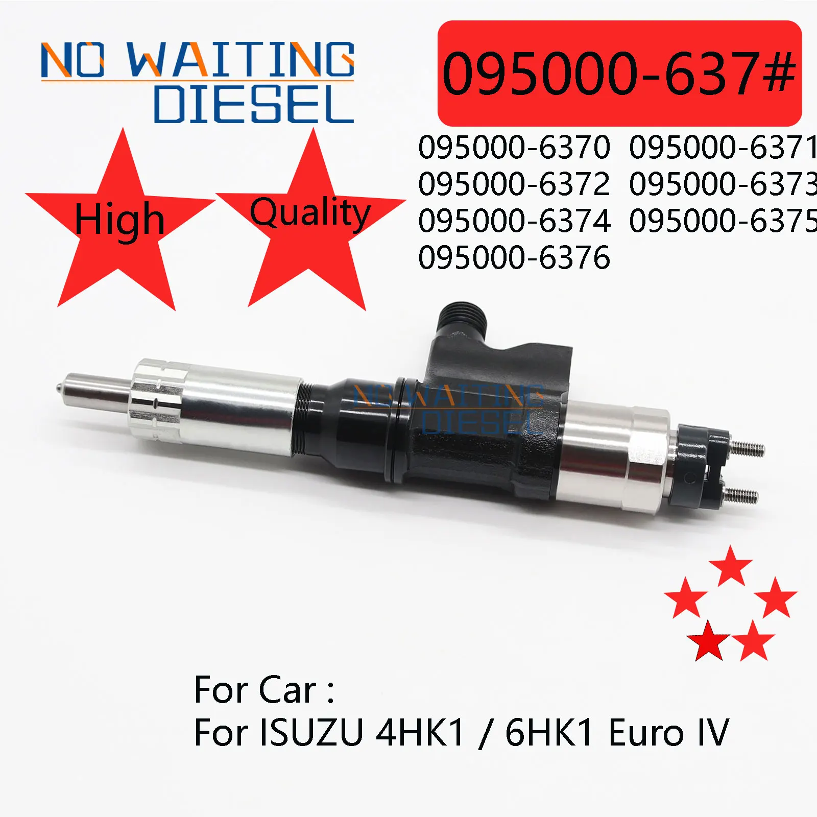 

095000-6370 095000-6371 095000-6372 095000-6373 Fuel Injector Assembly 8976097890 8976097892 For ISUZU