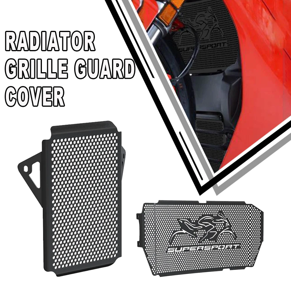 

Motorcycle CNC Radiator Grille Guard Cover Oil Cooler Protector For Ducati SuperSport 939 S 2017-2021 SuperSport 950 S 2021-2024