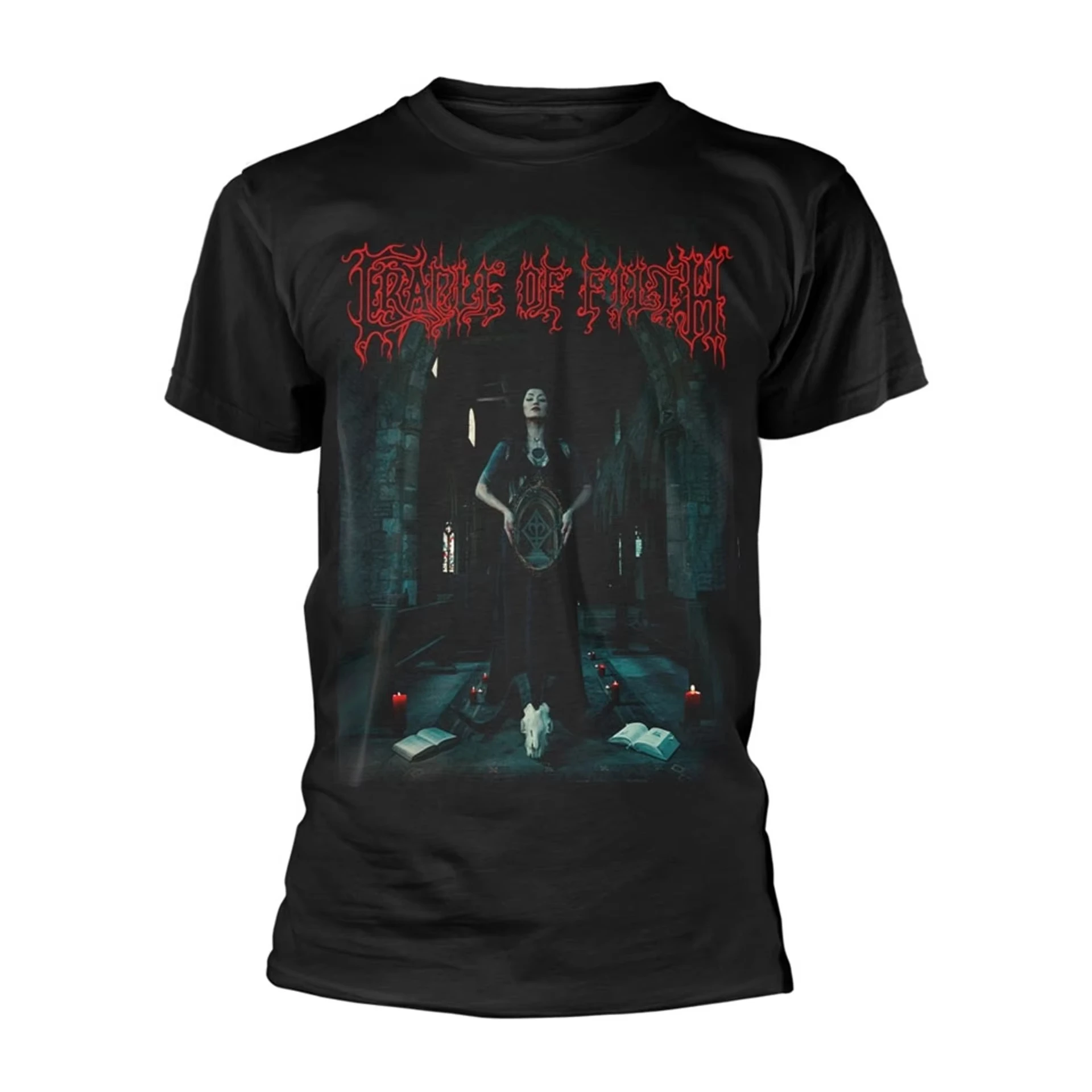 

Футболка Cradle of Filth Sofia Church для мужчин и женщин, хлопковые футболки с короткими рукавами, топы в стиле ретро, рок-группы, летняя модная уличная одежда унисекс