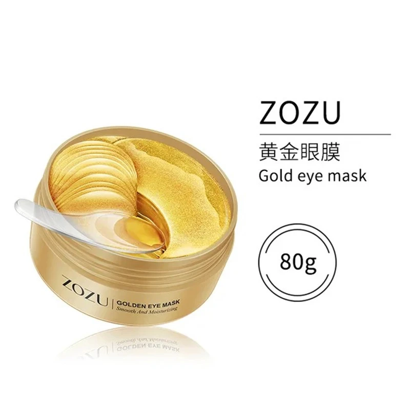 Hautpflegeprodukte 24K Gold Hyaluronsäure Augenmaske Entfernen Sie dunkle Augenringe Kollagen Augenklappen Koreanisches Gesichtspflegeprodukt