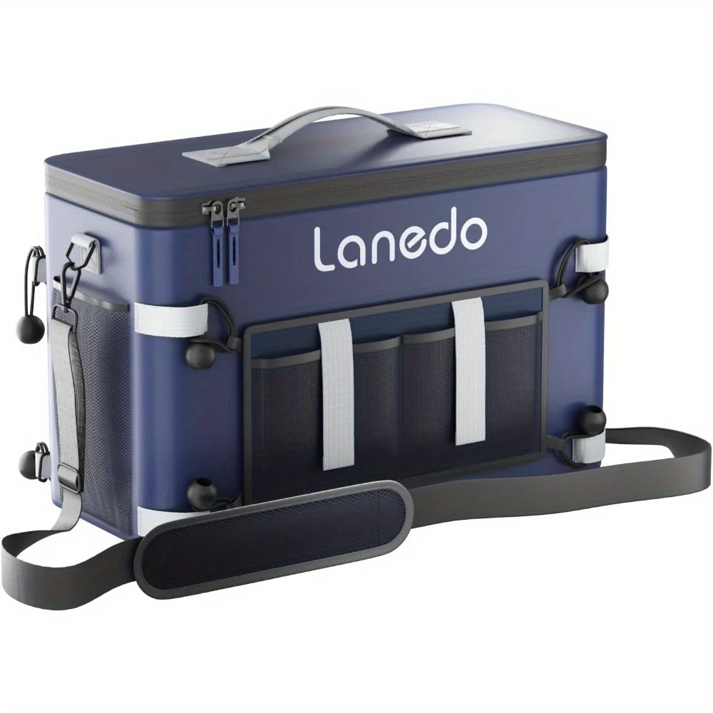 Lanedo 34-Can Multi-Functional Collapsible Soft-Sided Cooler - Leak-Proof Beach Cooler, Portable Ice Chest