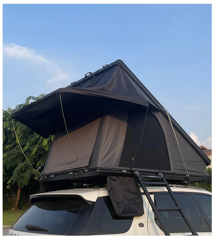Outdoor Camping Aluminum 4x4 Rtt Hardtop Black Roof Tent