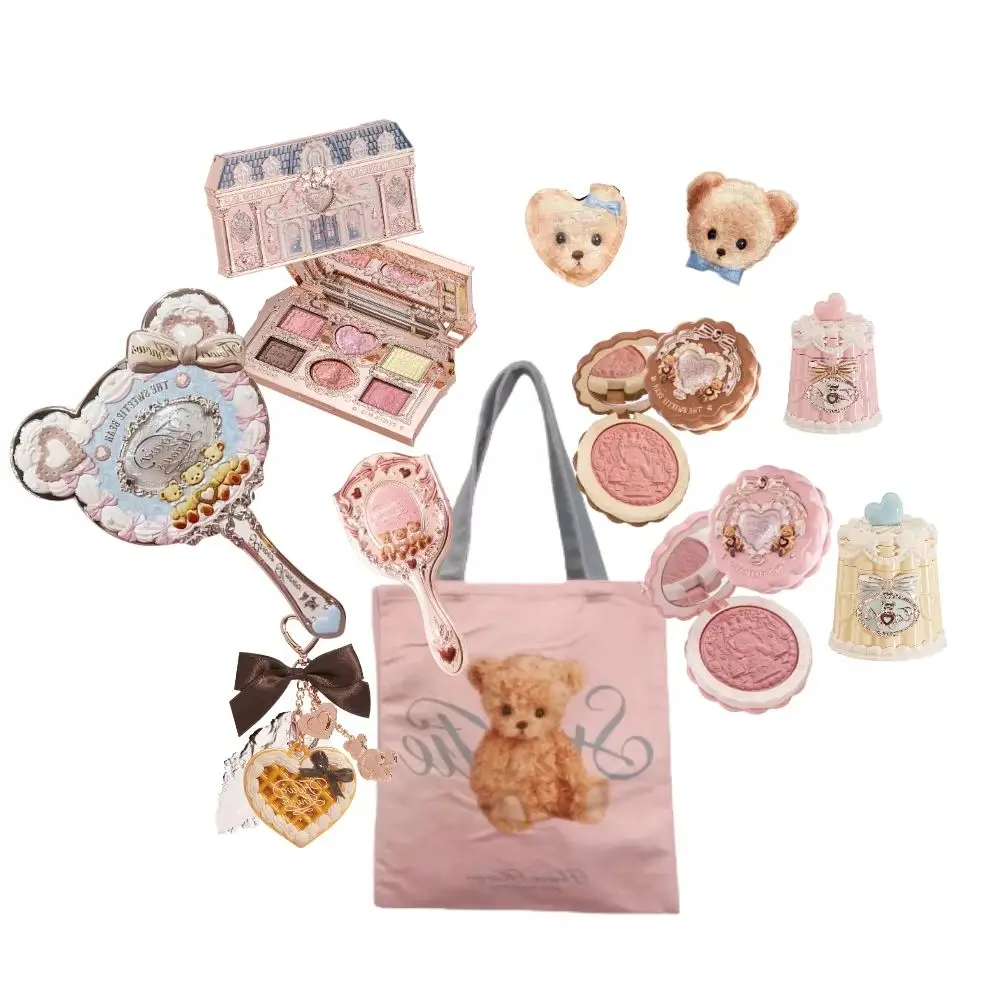 

Коллекция косметики FlowerKnow Pop up Store - Набор стойких пигментированных теней для век, румян и блеска для губ для улучшения внешнего вида