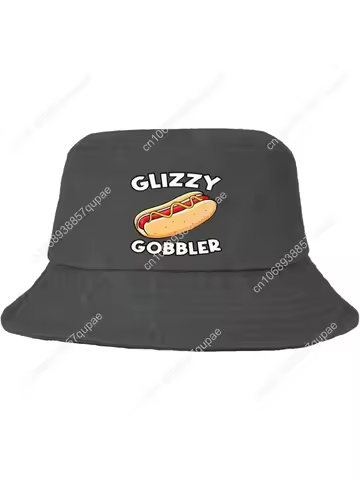Funny Hot Dog Glizzy Gobble Hat Bucket Hats Funny Bucket Hats Flodable Men Hats Basketball Accessories for Beach