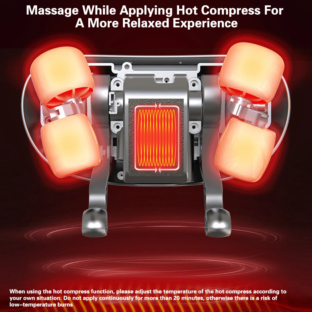열 지압 등 및 목 마사지기, 목 경부 견인 바디 마사지기, 전기 스퀴즈 어깨 목 허리 부분 마사지기