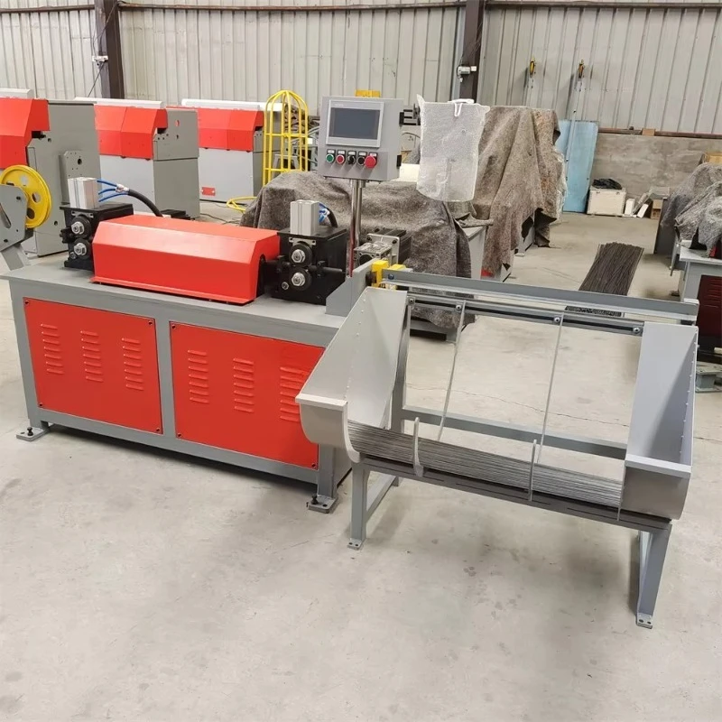 Trailer Mounted High Speed Deformed Wire Straightening Machine Fast Speed Cold Rolled Bar Straightener Cutter Equipment