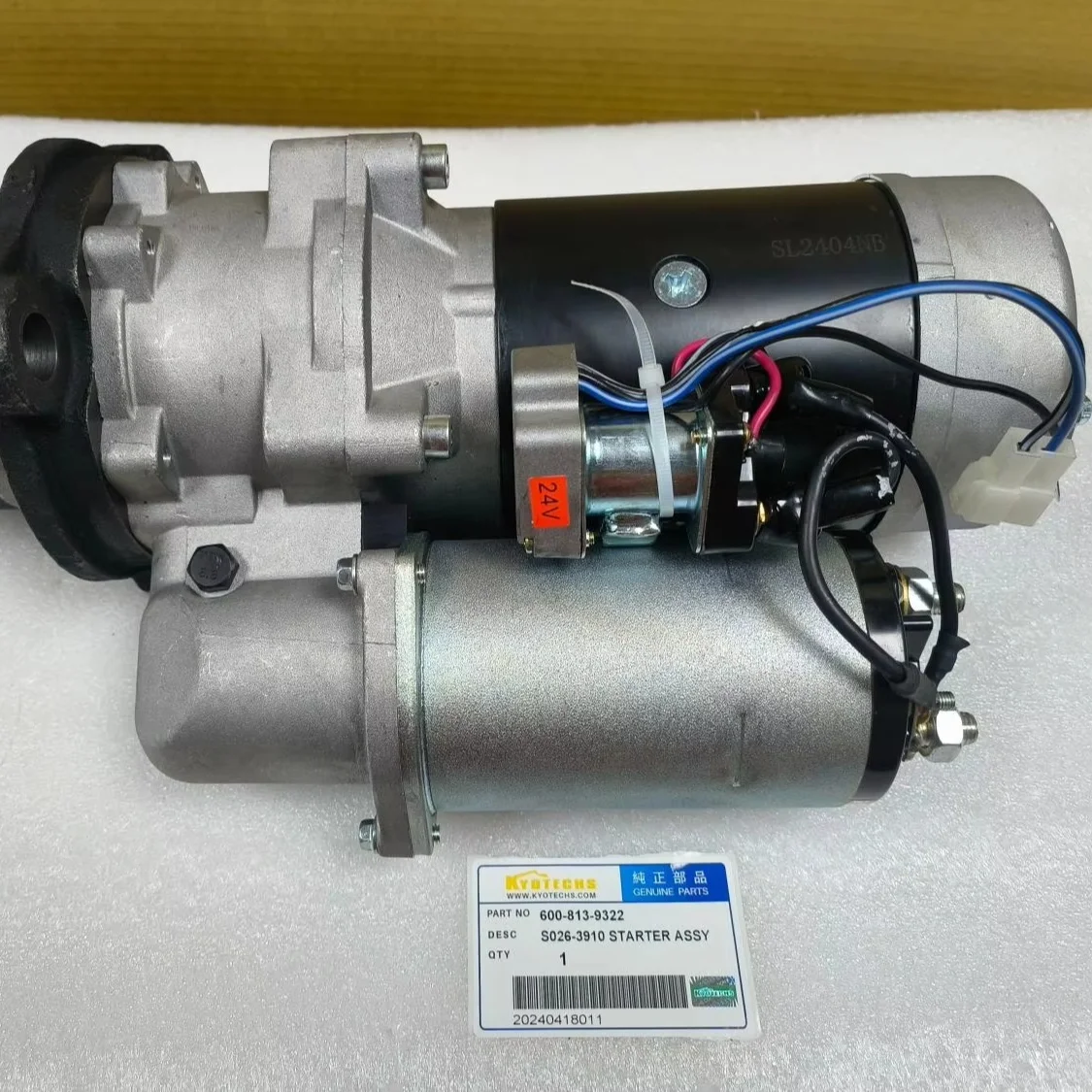 Excavator Spare Parts 600-813-9322 Starter Assy 6008139322 Starting Motor for Komatsu PC400 WA500-8 WA480-8 in Stock