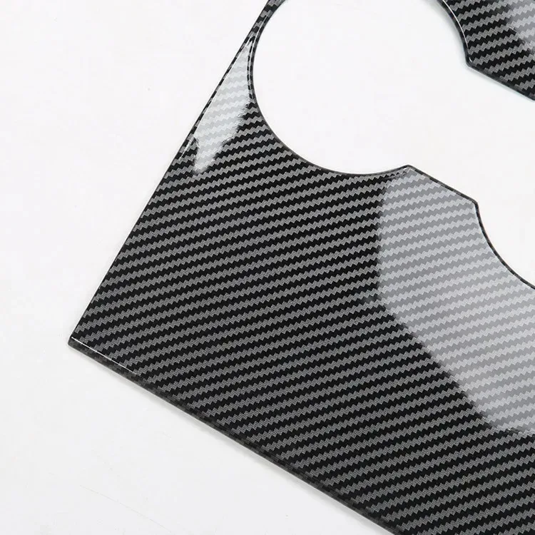Für Tesla Model 3 Y Mittelkonsolen-Abdeckung mit Druckgriff, ABS-Verkleidung für die Mittelkonsole, passend zur Original-Fahrzeugschutzdekoration – Detail 5