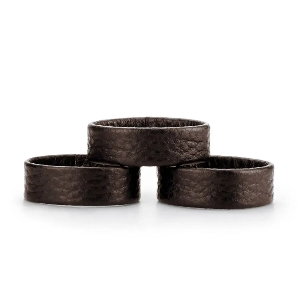 Universele Koe Lederen Heren Riem Ring Diy Delicate Taille Riem Cirkel Riem Staart Vaste Ring Riem Accessoires