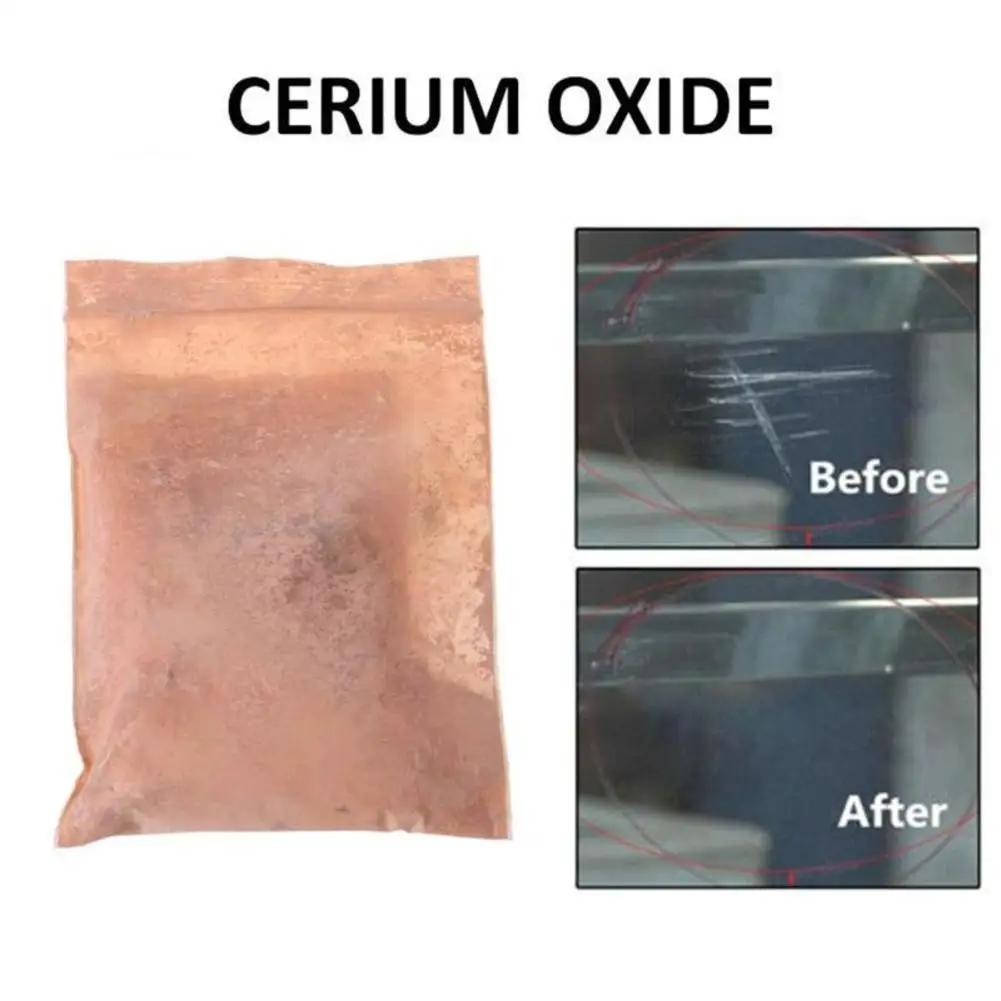 30g Glass Polish Cerium Oxide Powder Car Window Polishing Mirrors Powder Powder Glass Remove Composite Rare Repair Tool