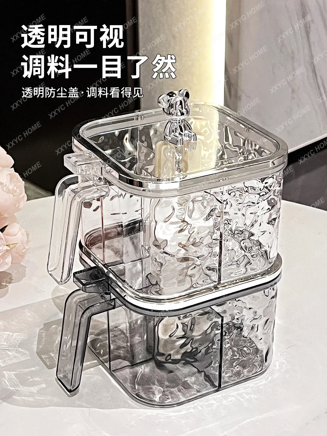 مجموعة توابل المطبخ، مجموعة متكاملة متعددة الشبكات، غلوتامات أحادية الصوديوم، زجاجة توابل لتخزين الفلفل