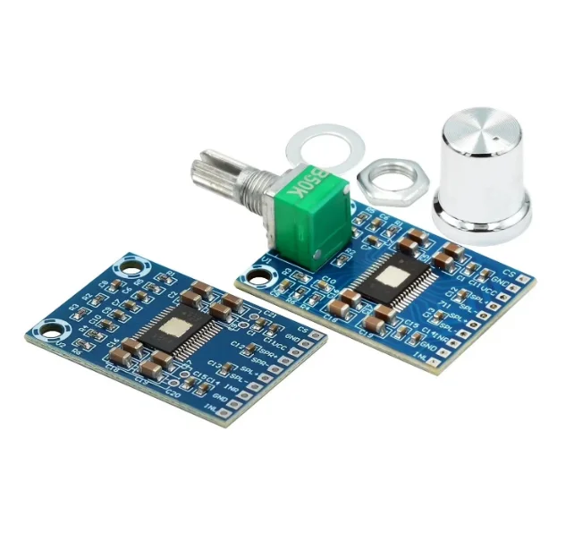 XH-M562 Ultra Dunne TPA3116D2 Digitale Audio Versterker Board met Knop D-Klasse Versterker Board Ultra Dunne Dual 50W