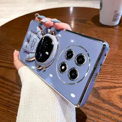 Realme 13+ Astronaut Bracket Case,Luxury Holder Back Cover For OPPO Realme 13 Plus 5G 12 13 pro New Shells Realme13+ Phone Case