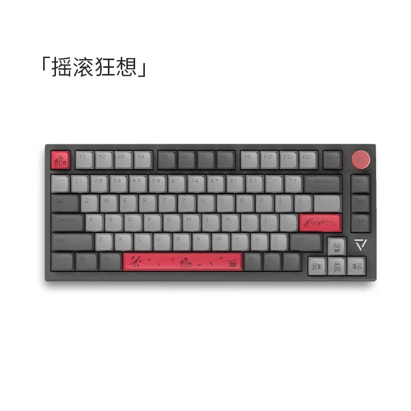 AK816 mechanical keyboard wireless 2.4G Bluetooth three-mode  hot-swappable 87-key game keyboard