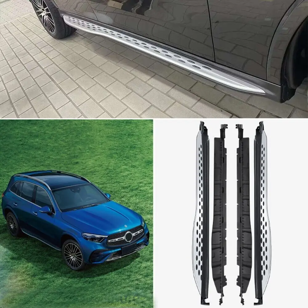 Side Step Fits for Mercedes GLC X254 2023 2024 Running Board Nerf Bar