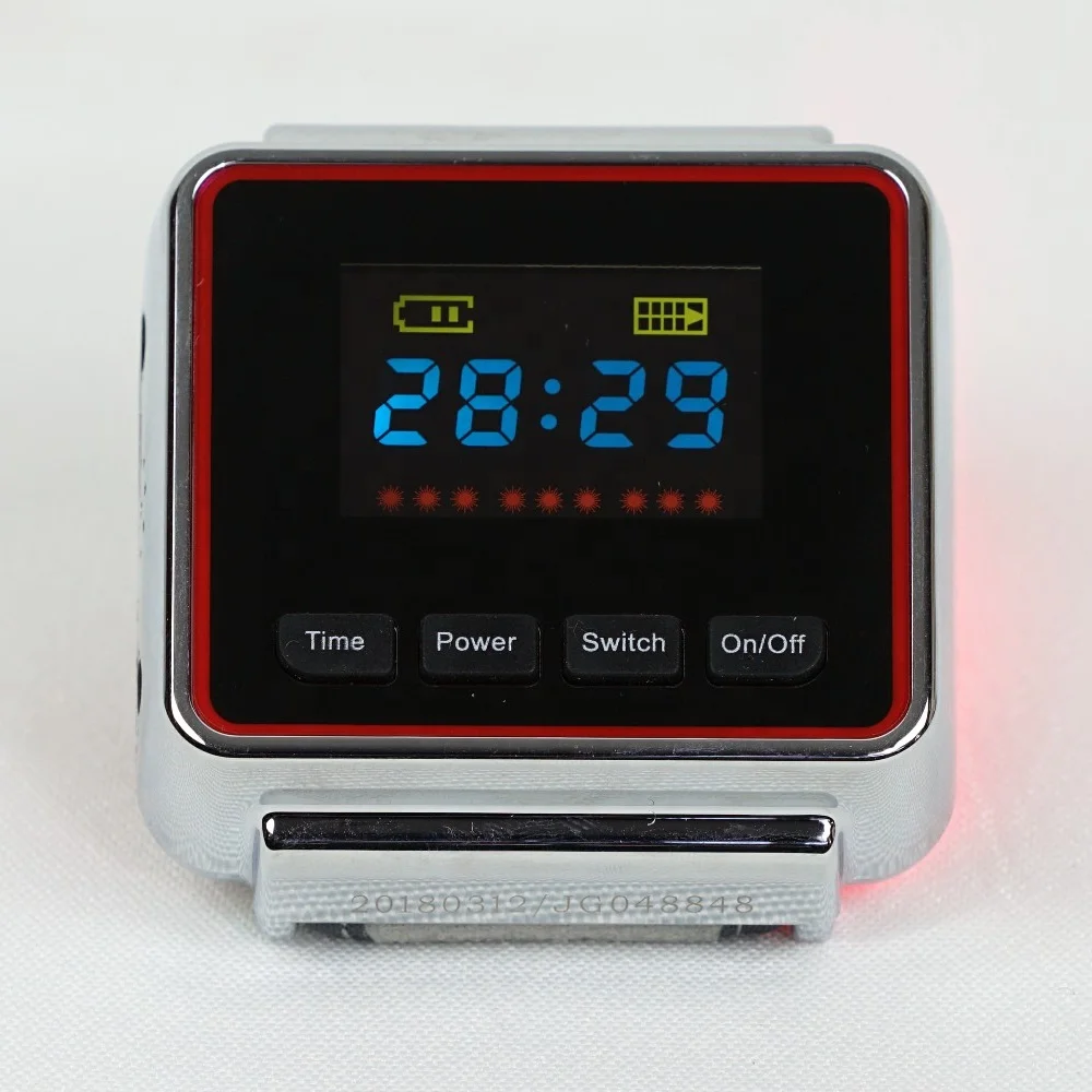 Handy blood pressure cold Laser Therapy Device Health Wrist Watch