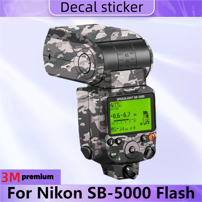 For Nikon SB-5000 Flash Camera Body Sticker Protective Skin DecalVinyl Wrap Film Anti-Scratch Protector Coat