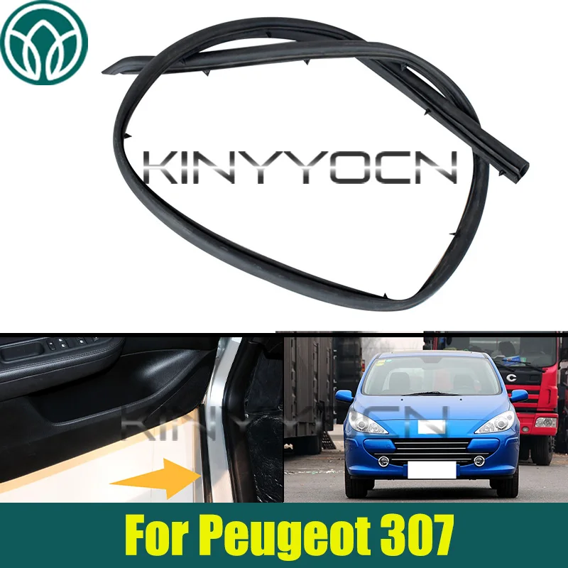 

Car Door Seal Rubber Door Frame Sealing Tape Strips For Peugeot 307