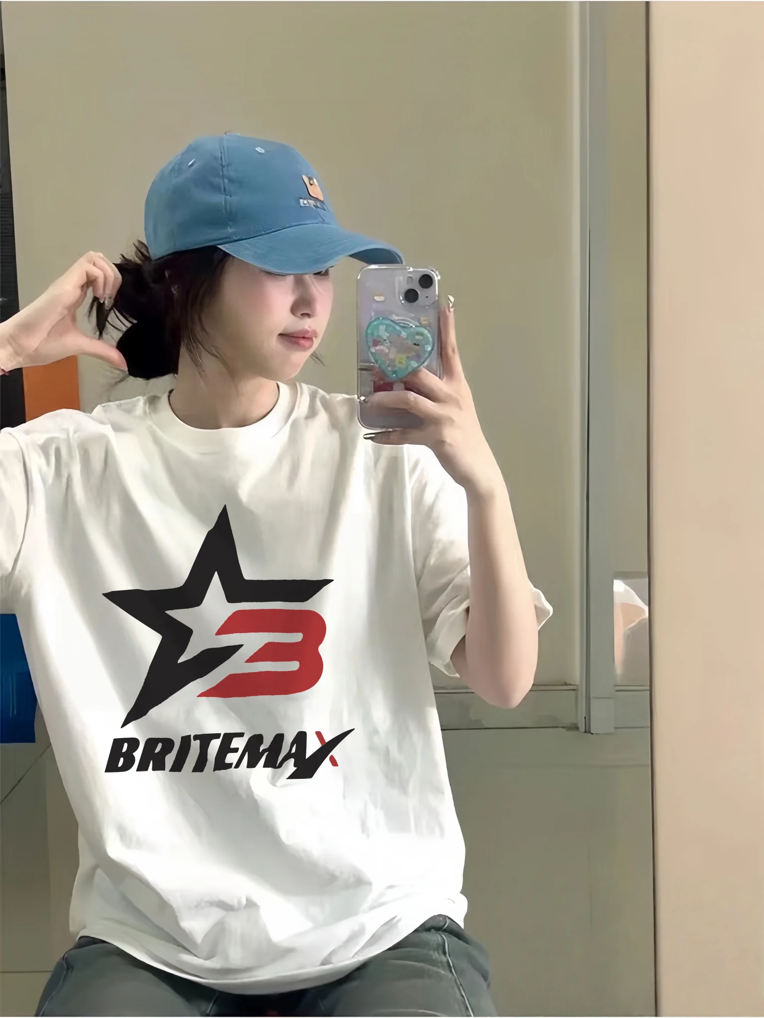 

2021, verano mujer Y2K pantalón corto, повседневные топы estampado cuello redondo манго estilo callejero coreano, топы sueltos