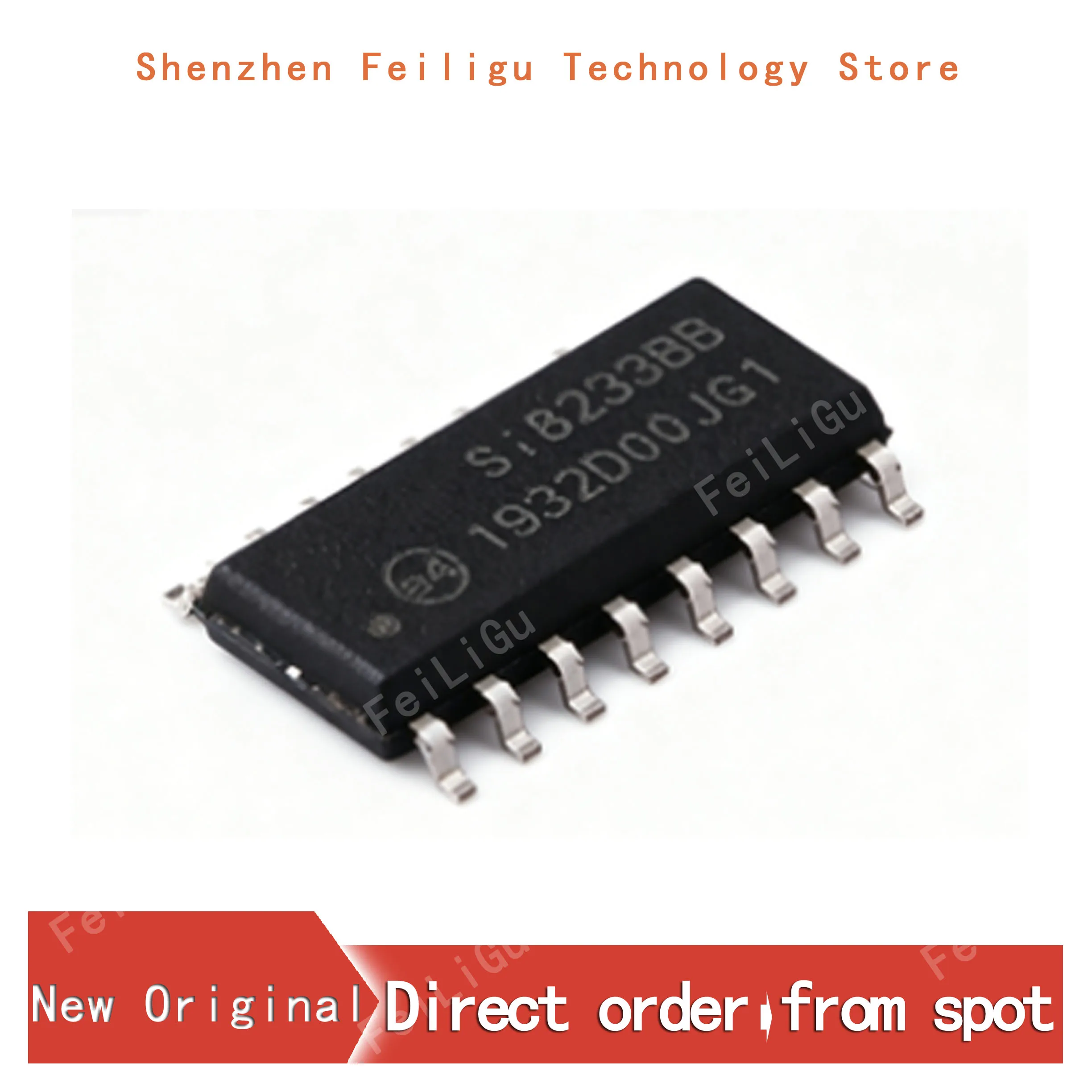 

1/10/30Pieces 100% (New) Original SI8233BB-D-IS1R SI8233BB-D-IS1 SI8233BB Package:SOP16 4A gate driver Chip