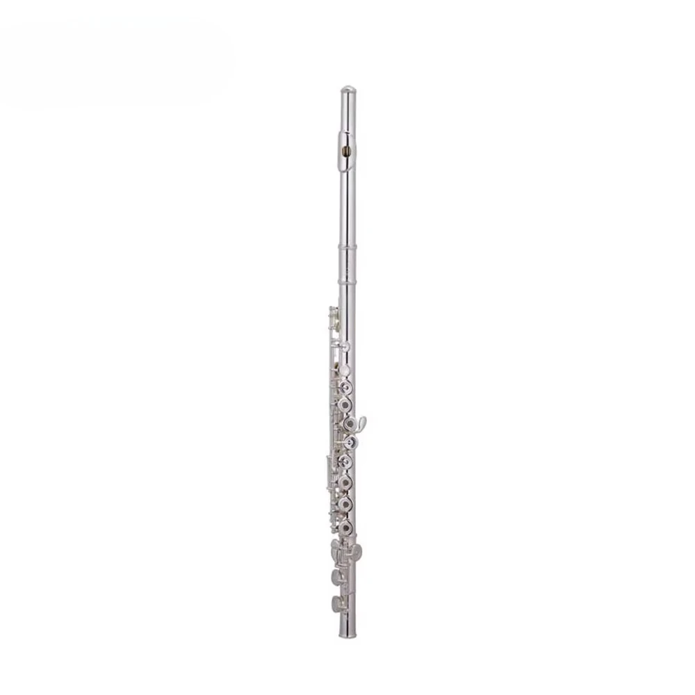

Wholesale High Grade Flute Instrument with Solid Silver Lip Plate(FL-H465SE)