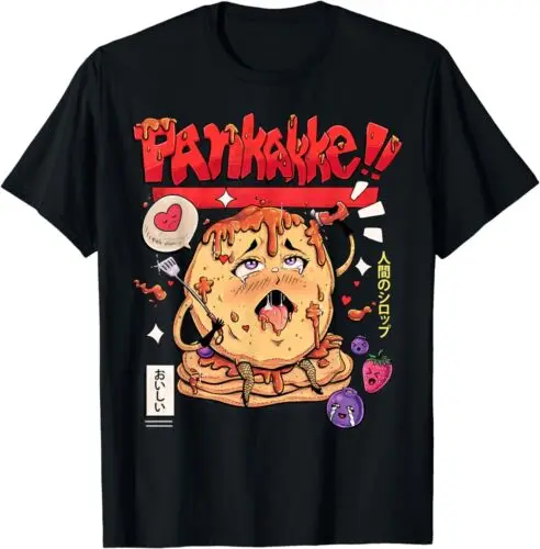 

Pankakke Kawaii Funny Japanese Naughty Food Tee T-Shirt S-3XL