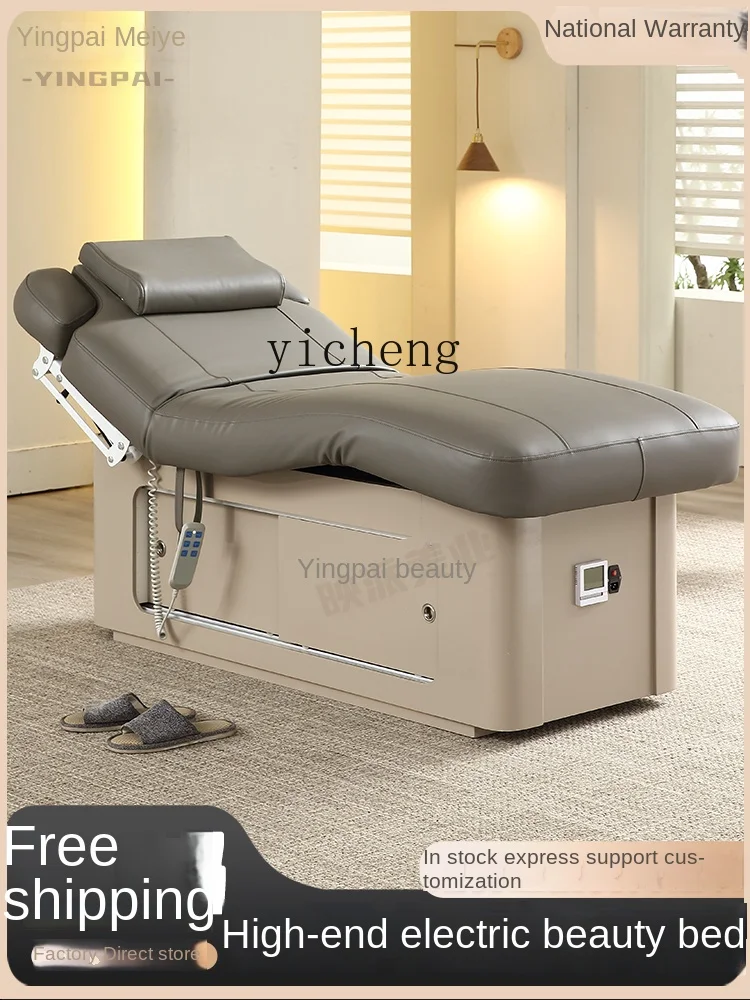 Zws Electric Beauty Bed Constant Temperature Heating Massage Couch Micro Plastic Spa Multifunctional Medical Beauty Tattoo Couch