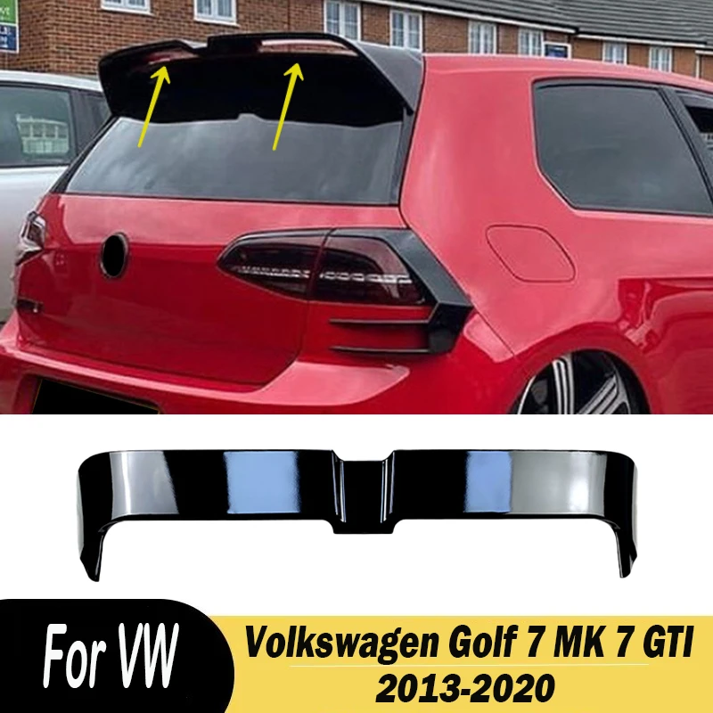 Car Tail Top Wind Spoilers Wings Cars Rear Trunk Roof Sport Spoiler Wing For Volkswagen Golf 7 MK 7 GTI 2013-2020