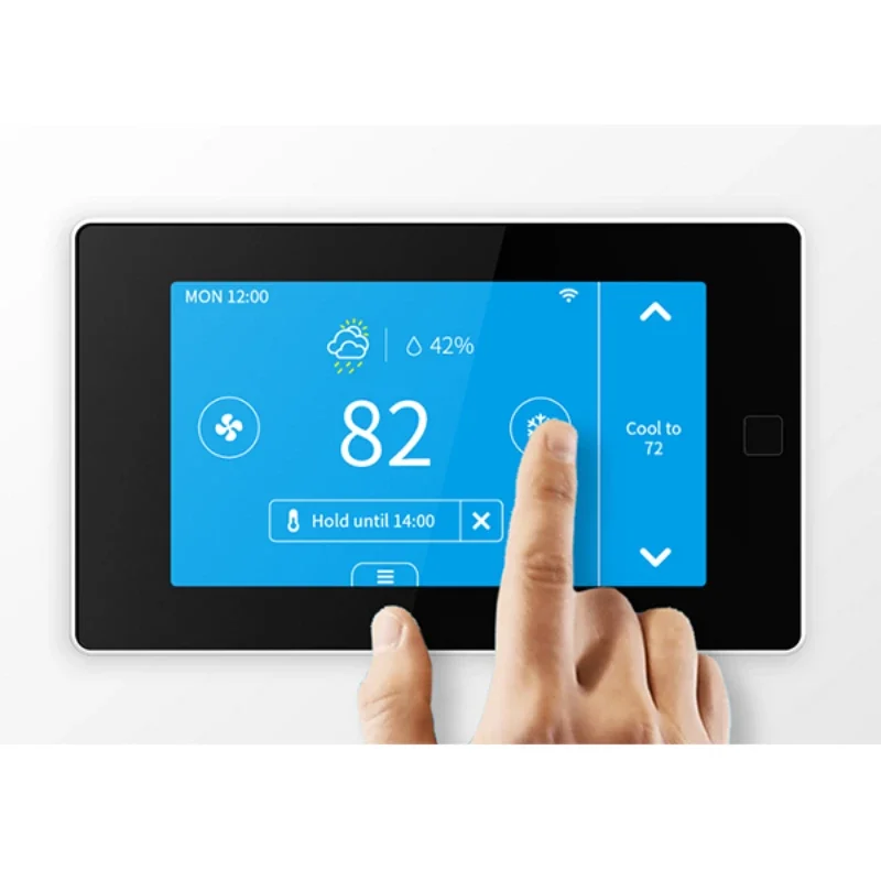 Programmable A Touchscreen Smart Home A Thermostat Wifi Thermostat