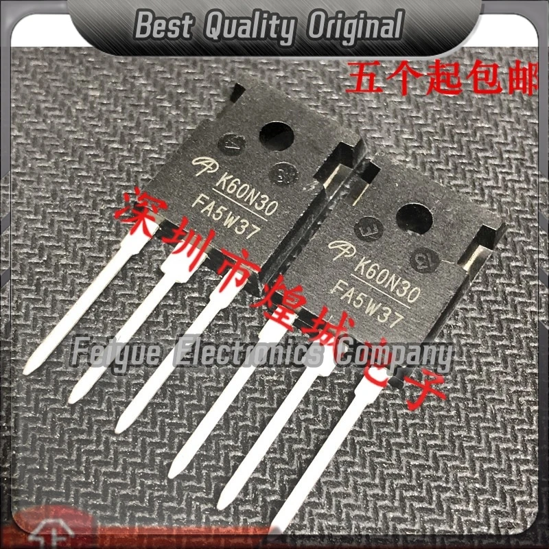 

5PCS-20PCS K60N30 AOK60N30 TO-247 300V 60A Best Quality Imported Original