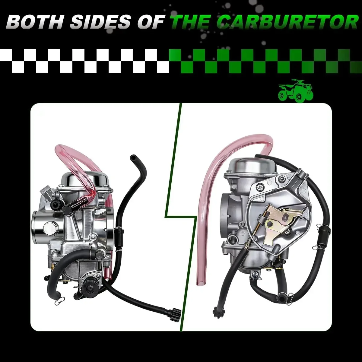 15003-1446 Carburetor Fit for Kawasaki PRAIRIE 400 KVF400 1998 for BAYOU 400 KLF400 KLF 400 1993-1995 with Fuel Switch Valve Pet