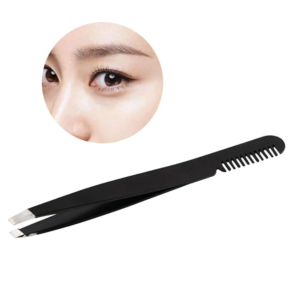 

Grooming Tools Eyelashes Extension Tweezers Eyebrow Clip Twizers for Brows Stainless Steel