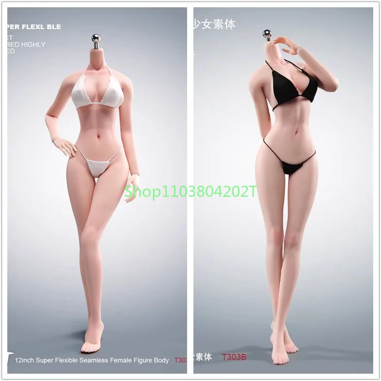 

Ant 1/6 Soldier Female Naked Baby T303 T303p Slim All Steel Rib Plastic Coated Movable Joint Female Naked Baby