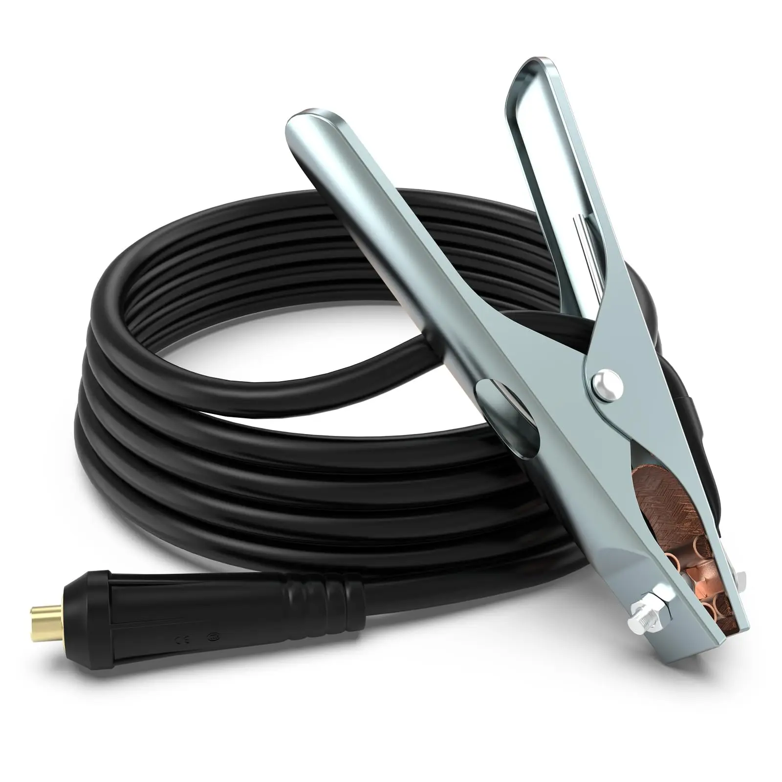 

TooOLIOM 160A Welder Gound Clamp-Dinse 10-25 Разъем Земля Медный зажим для TL-135STL-135M