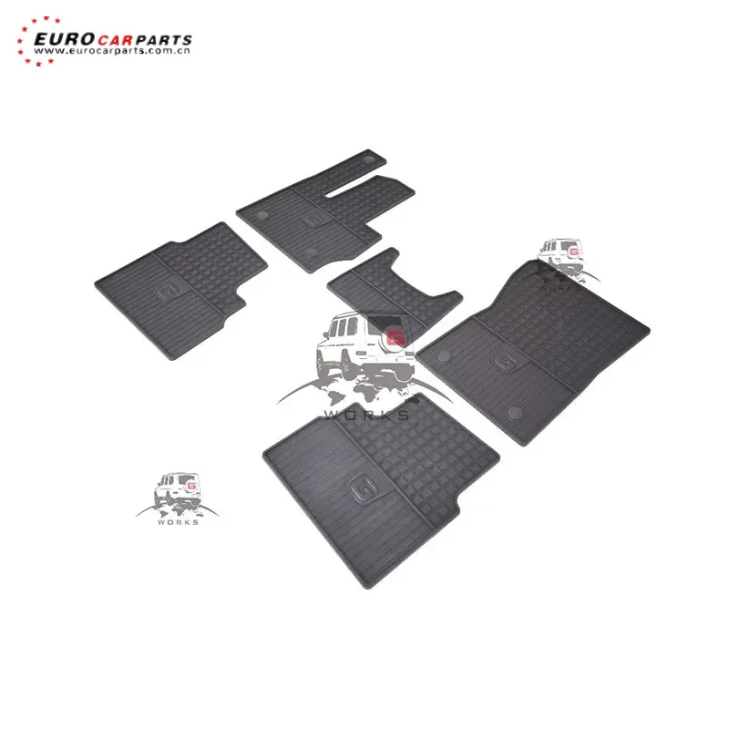 Foot Mats W463 G350 G400 G500 G63 G65 G Wagon Fully Rounded Refit Main Operator Cabin Foot Carpet Universal Cover PVC Pad Mat