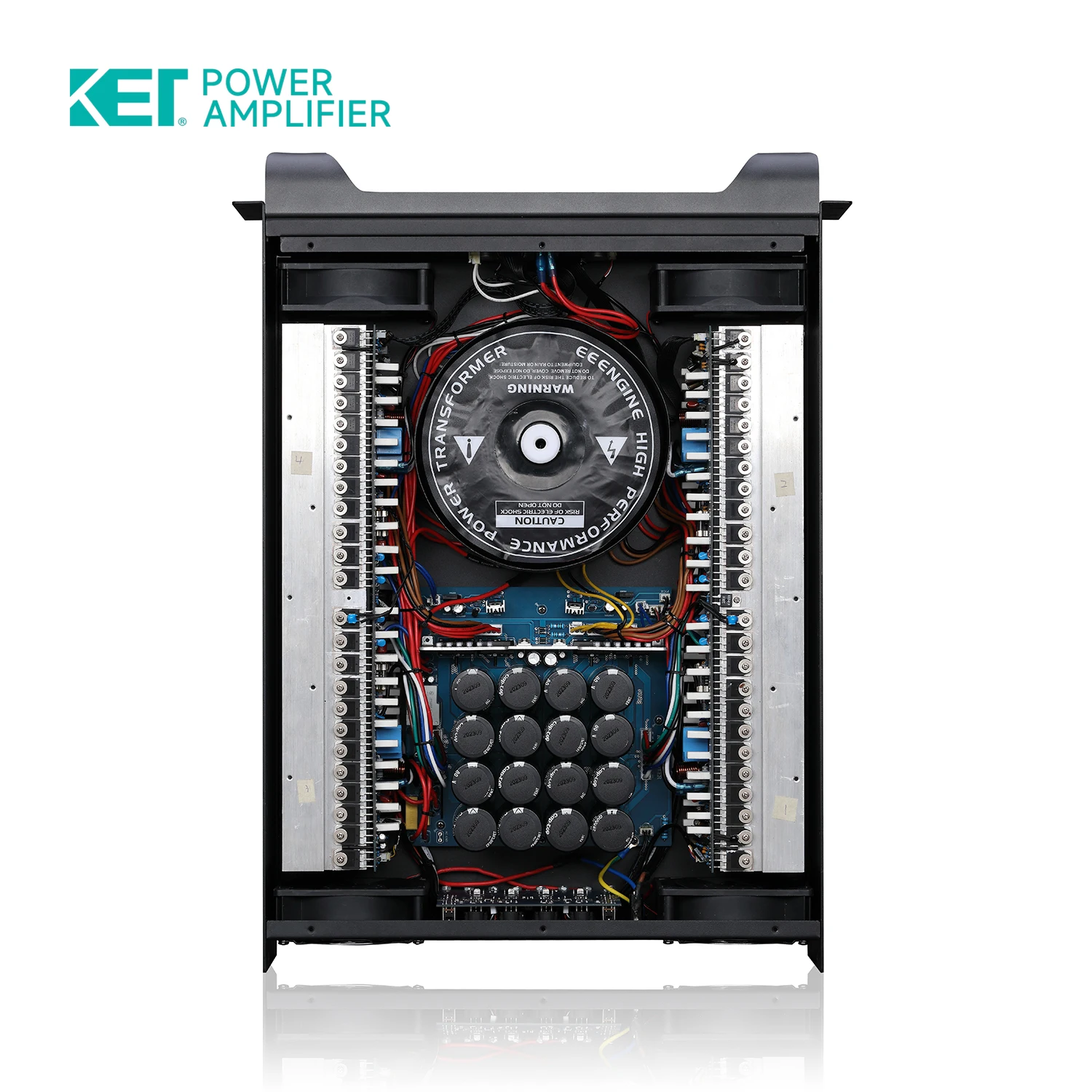 KB1200D 4*1000 واط 3U المهنية مكبر كهربائي 2Ch الفئة H عالية قوية سانواي مكبر كهربائي #2