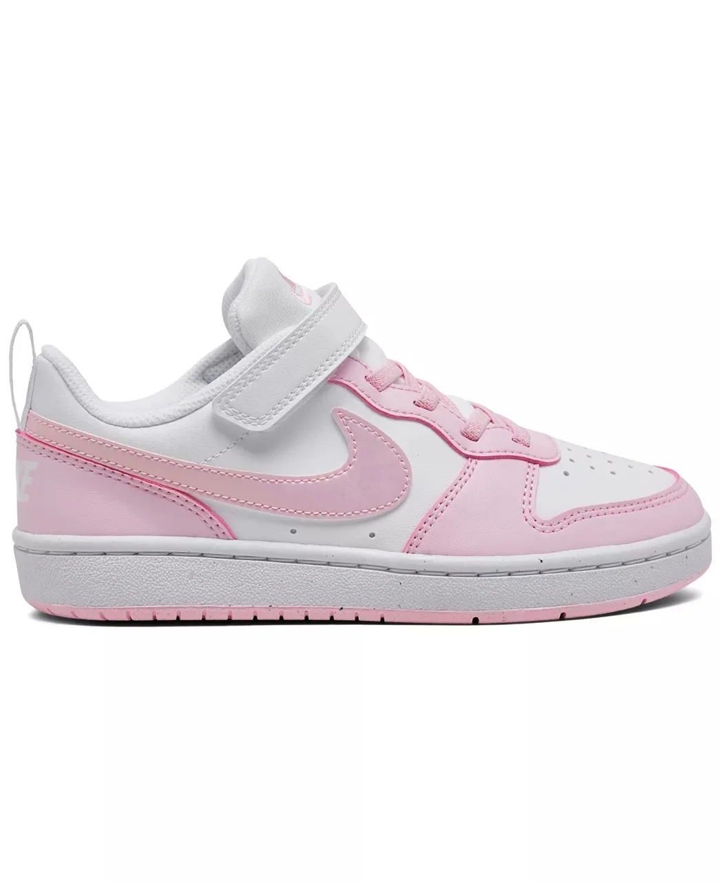 Nike｜ Little Girls Court Borough Low Recraft Adjustable Strap Casual Sneakers