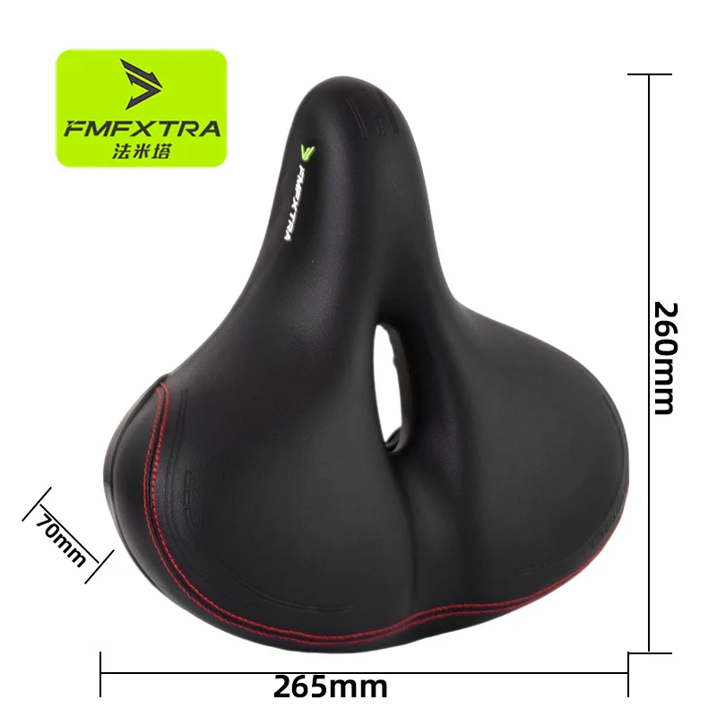 New bicycle seat cushion, enlarged and thickened waterproof and high elasticity universal saddle, high-quality accessories