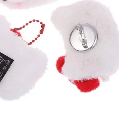 

Sanrio Hello Kitty плюшевая кукла брелок брошь кулон мультфильм KT кошка плюшевые брелок для ключей сумка аксессуары подарок для девочек