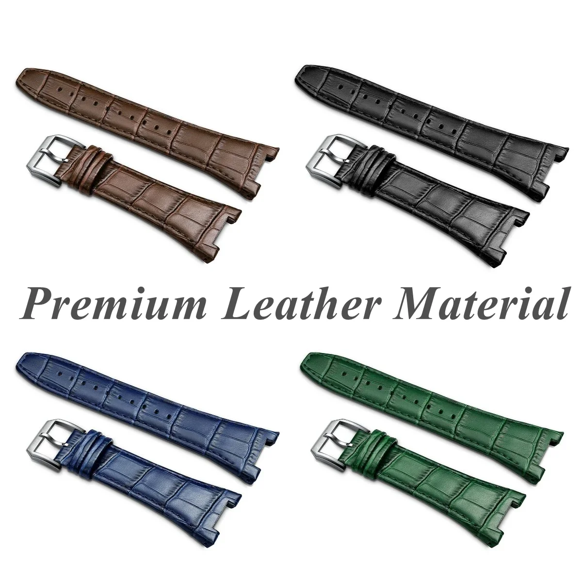 Modification Kit for Ap ple Watch Band 44mm 40mm Metal Watch Case + Leather Strap for i Watch Series 6 SE 5 4 Watch Accessories